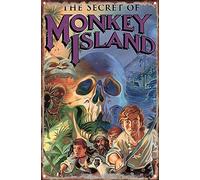 KAARIRI The Secret Of Monkey Island,Video Game Poster Vintage Retro Metal Tin Sign Plaque Poster Wall Decor Art Shabby Chic Gift Mural 8x12 Inch