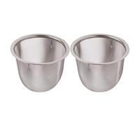 Kaaruisi 2Pieces Stainless Steel Teas Infuser for Loose Leaf Fine Mesh Teapot Strainer Coffee and Beverage Preparation Accessories