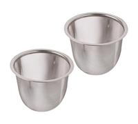 Kaaruisi 2Pieces Stainless Steel Teas Infuser for Loose Leaf Fine Mesh Teapot Strainer Coffee and Beverage Preparation Accessories