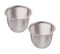 Kaaruisi 2Pieces Stainless Steel Teas Infuser for Loose Leaf Fine Mesh Teapot Strainer Coffee and Beverage Preparation Accessories