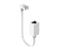 Kaaruisi Ethernet Extension Cable Networking Cat7 Ethernet Extender Cable Adapter RJ45 Cord Shielded Male To Female Connector