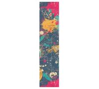 KAAVIYO Colorful Planets Abstract Cosmic Skateboard Grip Tape Sheet Anti Slip Longboard Griptape Bubble Free for Youth Boys Girls Kids(1Pcs)
