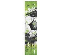 KAAVIYO Doodle Cartoon Football Skateboard Grip Tape Sheet Anti Slip Longboard Griptape Bubble Free for Youth Boys Girls Kids(1Pcs)