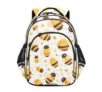 KAAVIYO Yellow Bees Joyful Cartoon Kids'Backpack 3-12 Years Bookbag Toddlers Bag School Bags