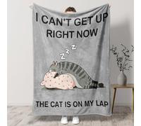 KAAYEE Cat Gifts for Women, Blanket Gifts for Cat Lovers Women Men on Birthday Christmas Valentines, Friendship Gifts