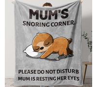 KAAYEE Mum Christmas Birthday Gifts, Blanket Presents Ideas for Mummy on Valentines Mothers Day from Daughter Son (60 X 50 Inch Flannel)