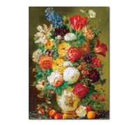 KaayeeWood Puzzles 1000 Pieces, Jigsaw Puzzles for Adults-Floral Art Theme Challenging Classic Puzzles for Family Activities,Home Decor and Gift Ideas(27.6 * 19.7in)
