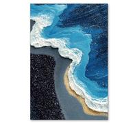 KaayeeWood Wooden Jigsaw Puzzles-180 Pieces Beyond the Waves Unique Shape Wooden Puzzles for Adults 14+, Challenge Wood Puzzles with Wood Box, Birthday Gifts for Family Friend(颜)