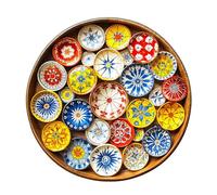 KaayeeWood Wooden Jigsaw Puzzles-270 Pieces Andalusian Tiles-Spain Unique Shape Wooden Puzzles for Adults, Challenge Wood Puzzles with Wood Box, Birthday Gifts for Family Friend(13.4 * 13.3in)