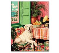 KaayeeWood Wooden Jigsaw Puzzles-400 Pieces Sunny Golden Corner Unique Shape Wooden Puzzles for Adults 14+, Challenge Wood Puzzles with Wood Box, Birthday Gifts for Family Friend(17.3 * 13 in)