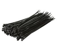 KAB0003B Cable ties L: 200mm W: 2.5mm black polyamide 100pcs UL94V-2 LOGILINK
