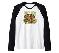 Kabab Barg Persian Food Iran Middle Eastern Kebab Raglan Baseball Tee