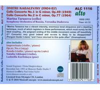 KABALEVSKY: CELLO CONCERTOS NOS. 1 & 2 NEW CD