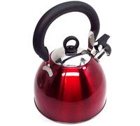 Kabalo 3L Red Stainless Steel Whistling Kettle Stove Top Hob Kitchenware Tea Coffee Camping