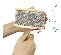 Kabasa Hand Percussion Instrument - Wooden Kabasa Percussion, Wooden Kabasa Instrument Hand Shaker Kabasa Musical Instrument - Percussion Shaker, Hand Kabasa with Wooden Handle, Instr