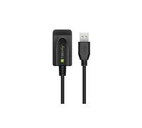 Kabel Przedłużacz Aktywny USB 2.0 A-A M/F 5m Czarny
