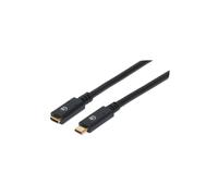 Cable USB-C 3.2 Gen1 M/F Extension Lead 1m 60W 3A 355681