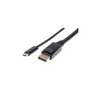 Manhattan USB-C to DisplayPort Cable CDP2DP2MBD – 4K@60Hz, 2m, M/M, Black, Non-bidirectional