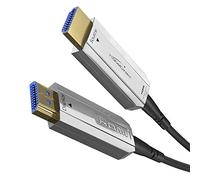 KabelDirekt - 100m optical HDMI cable (4K HDMI Cable, compatible with HDMI 2.0a/b, 2.0, 1.4a, 4K@60HZ,1080p FullHD, UHD, Ultra HD, 3D, High Speed with Ethernet, ARC, PS4, XBOX, HDTV)