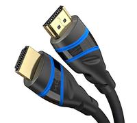 KabelDirekt - 10K & 8K HDMI Cable, HDMI 2.1b - 1m, available in 0.5-5m - Certified, developed in Germany (Ultra High Speed HDMI 2.1 Cable, for PC, PS5 or Xbox, monitor or TV - blue/black)