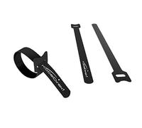 KabelDirekt - 16x hook and loop cable ties - 20 cm × 1,4 cm - eco-friendly cable ties, individually usable & reusable (for office, home office, workshop & camping - black)