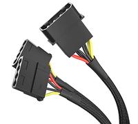 KabelDirekt - 30cm 4-pin Molex to 2x 4-pin Molex Y-cable