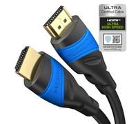 KabelDirekt 8K 10K HDMI 2.1 Cable 2m - Certified 48Gbps Flexcore Technology | 10K, 8K@60Hz & 4K@120Hz, High Speed HDMI - for PS5, Xbox Series X/S, Switch 2, PC & Blu-ray - interference-free & flexible