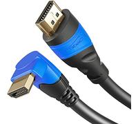 90° angled 8K/4K HDMI Cable - 1.5m - with A.I.S. Shielding, designed in Germany (supports all HDMI devices like PS5/Xbox, Switch - 8K@60Hz/4K@120Hz, HDCP, High Speed with Ethernet) - CableDirect