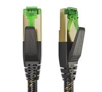 Cat 7 Ethernet Cable with ultra-secure triple shielding, internet & LAN cord, Nylon braided - 30m (Break-proof network cable, 10Gbit/s for maximum fibre optic speed, RJ45 plug) - CableDirect