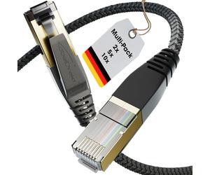 KabelDirekt - Cat 8 Network Cable - 10x1m 40Gbps