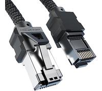 Cat 8 Network Cable, Ethernet & LAN Cord - 6m - Gaming Edition with Heavy-Duty Braiding (RJ45 Connector, Cat 8.1, Transfers Highest Data Rates up to 40Gbit/s for Gaming/PS5/Xbox) - CableDirect