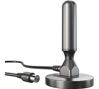 KabelDirekt - DVB-T2 Antenna (DVB-T2 HD, digital reception, stable magnetic foot, 3m cable for all DVB-T2, DVB-T receivers, robust design)