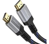HDMI Cable 4K - 5m - with A.I.S Shielding - Designed in Germany (supports all devices like PS5, Xbox, Switch - 4K@60Hz, High Speed with Ethernet, Nylon braided) - by CableDirect