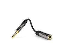 KabelDirekt - Headset Audio Stereo Plug Cable - 3.5mm - PRO Series | 3.5mm male to female, gold plated