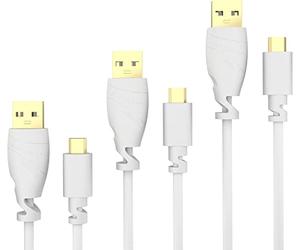 KabelDirekt - Micro USB Cable - 3x1.5m - TOP Series, white