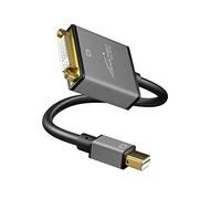 KabelDirekt - Mini DisplayPort (Mini DP) to DVI Adapter/Converter (maximum resolution 4K/60Hz, 24k gold-plated contacts, for iMac, MacBook) PRO Series
