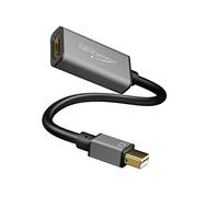 KabelDirekt - Mini DisplayPort (Mini DP) to HDMI Adapter/Converter (maximum resolution 4K/60Hz, 24k gold-plated contacts, for iMac, MacBook) PRO Series