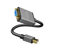 KabelDirekt - Mini DisplayPort (Mini DP) to VGA Adapter/Converter (maximum resolution WUXGA, 1920 x 1200/60Hz, 24k gold-plated contacts, for iMac, MacBook) PRO Series