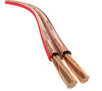 KabelDirekt - Pure Copper Stereo Audio Speaker Wire & Cable - Made in Germany - 2x4mm² - 20m - (For Hifi Speakers and Surround Sound Systems, Pure Copper, with polarity markings)