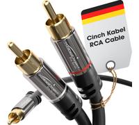 KabelDirekt - RCA/phono Y cable - 1×2 - 10m
