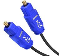 KabelDirekt - TOSLINK Cable Slim, Optical Audio Cable - 7.5m - Fibre optic lead for Soundbar, 2mm thin (digital S/PDIF, Stereo System/Amplifier, Home Theater, Xbox One/PS4)