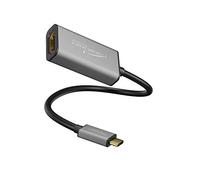 KabelDirekt - USB C to HDMI adapter - 0,15m - (supports resolutions up to 4K/60Hz, USB C 3.1 and Thunderbolt 3, suitable for MacBook Pro 2016/2017, MacBook 12" and other devices) - PRO Series