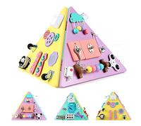KABENFIS 20 in 1 Large Wooden Busy Board Montessori Educational Activity Toy for Girls and Boys
