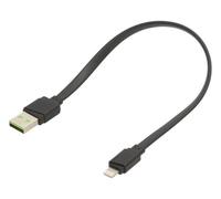 KABGC02 Cable USB 2.0 Flat Apple Lightning Male USB A Male GREEN CELL