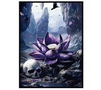KABINKA MTG Card Sleeves - 100 Standard Size Pack Clear Front & Matte Finish Back with Black Lotus, Premium Sleeves for Magic The Gathering TCG