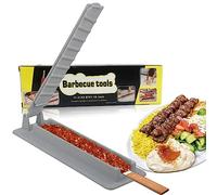 Kabob Maker for Skewers and Sticks - Kabab Maker Machine - Plastic Kebab Press Mould - Manual Kebab Making Tool (1)