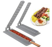 Kabob Maker for Skewers and Sticks - Kabab Maker Machine - Plastic Kebab Press Mould - Manual Kebab Making Tool (2)