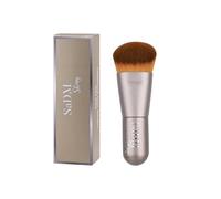 Kabuki Angled Makeup Brush for Powder, Cream, Liquid Foundation, Sunscreen, Blush Blending & Bronzer - Professional Full Face Make Up Brush - Vegan & Cruelty Free