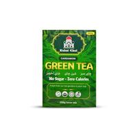 Kabul Chai 200 gram Loose Leaf Green Tea Cardamom Flavor Easy to Brew Pure Kabul Chai Clean Green Infusion & Smooth, Grassy-Sweet Notes Loose Leaf Tea