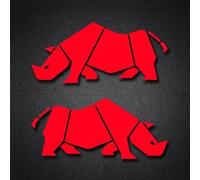 KABUTM 2 PCS Car Emblem Logo Badge for Suzuki Jimny, Replacement Car Emblem Logo Badge Badge Decals Letters Sign Cover Emblem Badge Accessories Car Body Decoration,Red